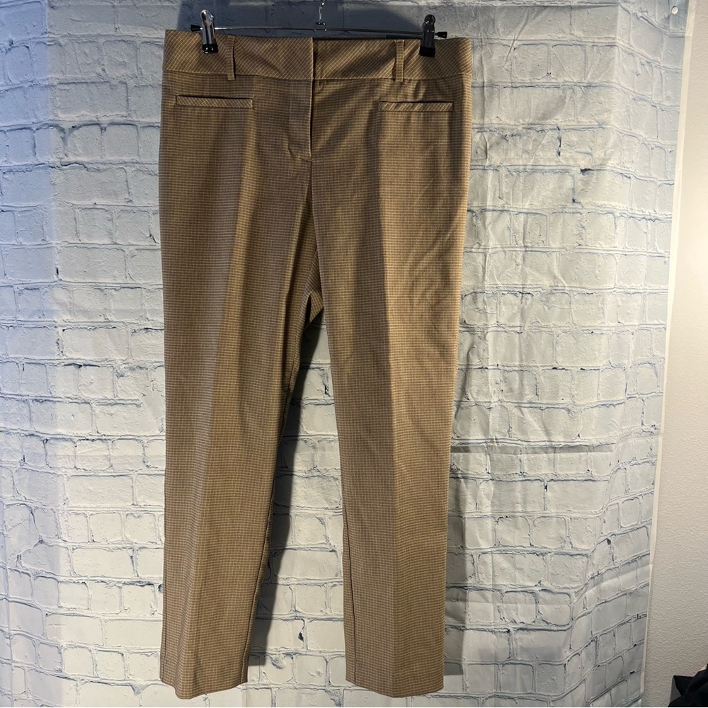 Van Heusen Brown Checkered Pants